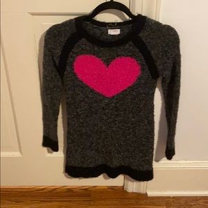 Girls heart sweater dress